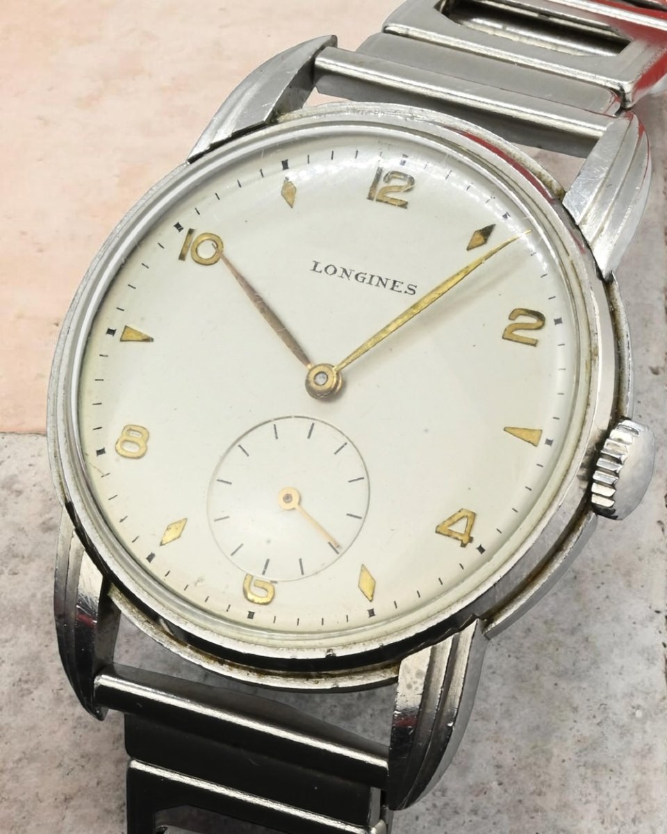 Longines - Orologio Da Polso - Svizzera Anni 50-photo-4